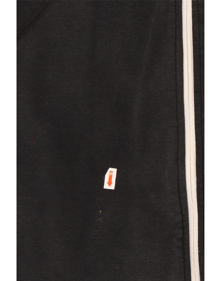 NIKE Damen-Kapuzenpullover mit Reißverschluss, UK 16, Größe L, Schwarz, Baumwolle