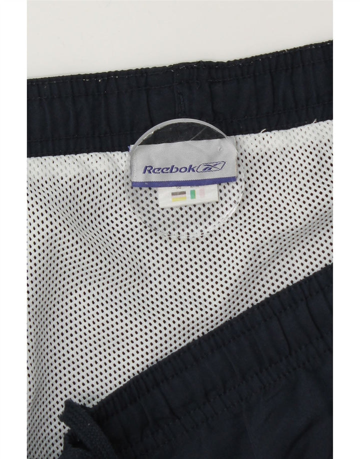 Reebok Herren Badeshorts XL Marineblau Polyester