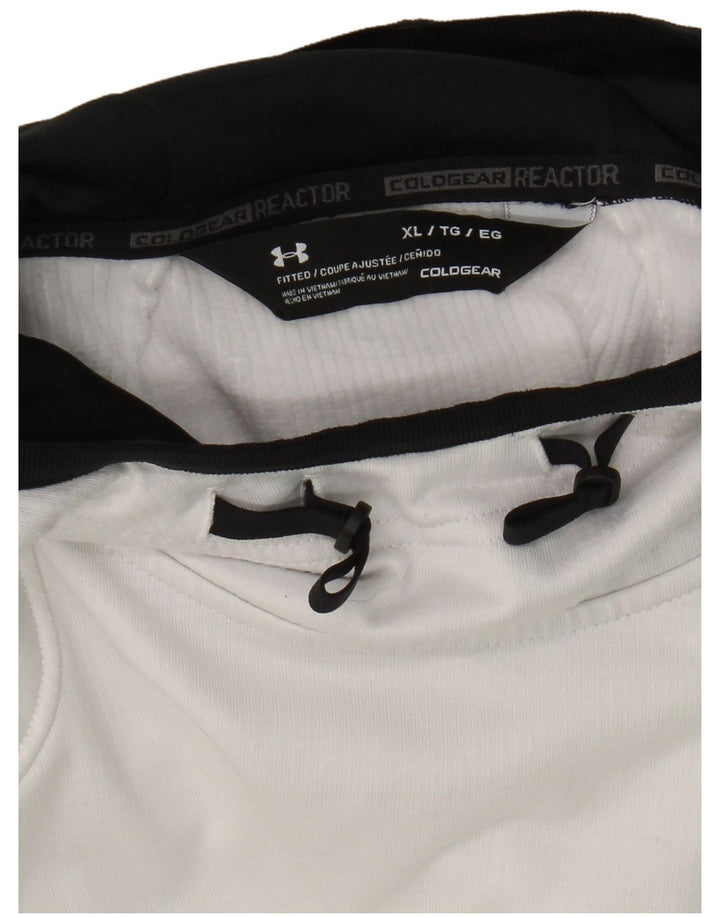 Under Armour Herren Cold Gear Kapuzenpullover XL Weiß