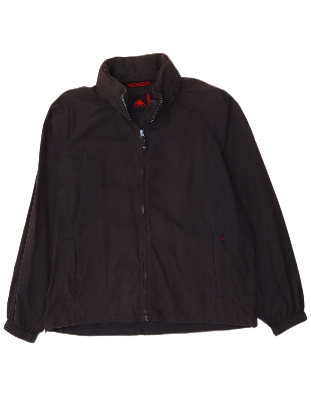 Kappa Herren Bomberjacke UK 44 2XL Marineblau Baumwolle