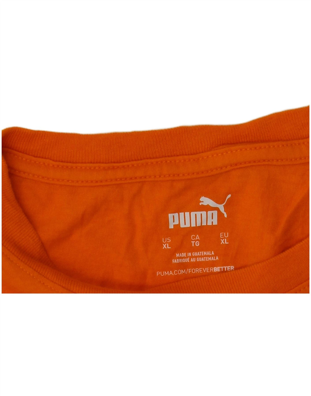 Puma Herren Grafik T-Shirt Top XL Orange