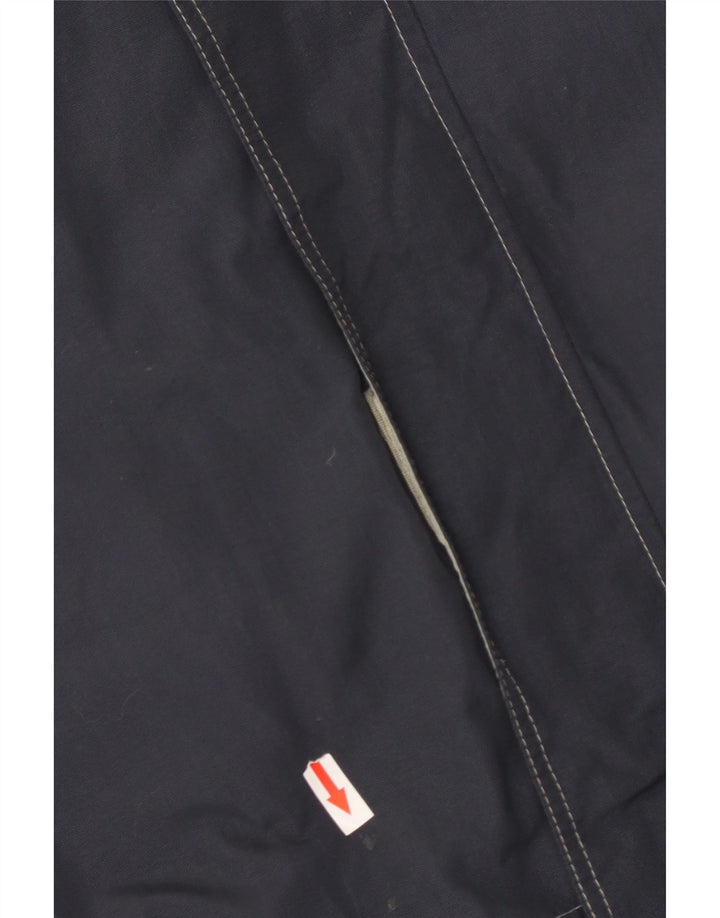 AUSTRALIAN L'ALPINA Herren-Windbreaker-Mantel UK 42 XL Marineblaues Polyester