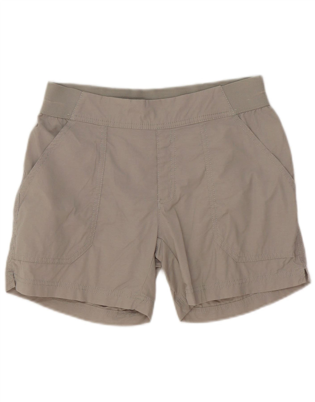 Columbia Damen-Chinoshorts mit normaler Passform, Größe S, Größe W28, Grau, Baumwolle