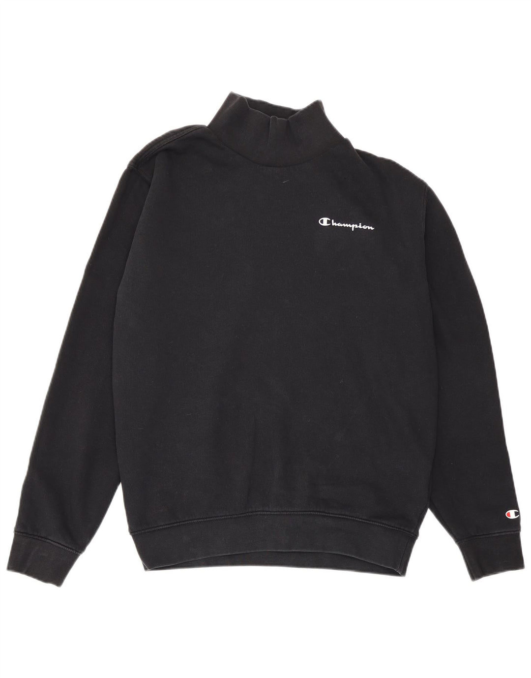 Champion Damen-Sweatshirt in Übergröße, Gr. 10, Größe S, Schwarz, Baumwolle