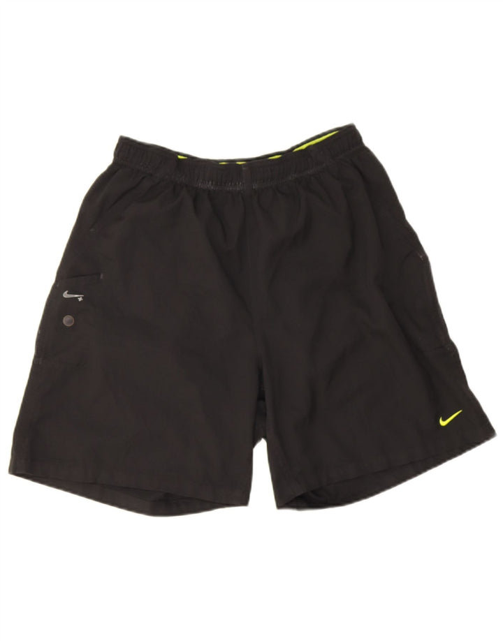 Nike Herren Sportshorts Medium Schwarz Polyester