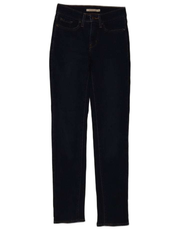 Levi's Damen 312 Shaping Slim Jeans W24 L31 Marineblau