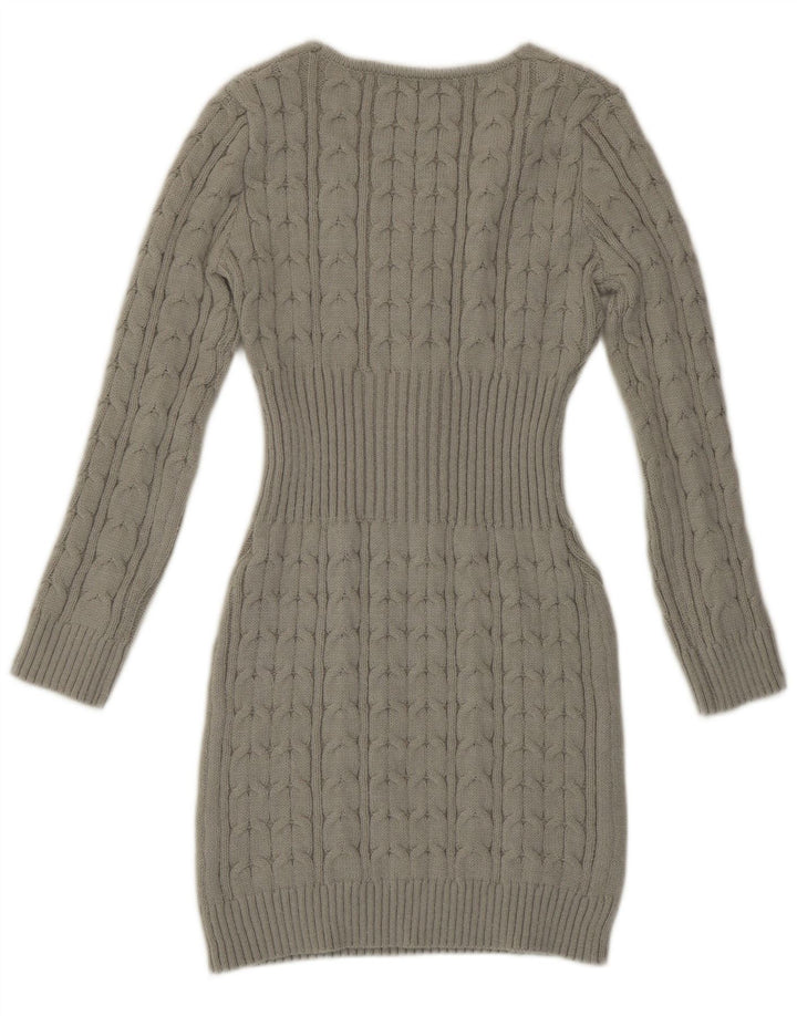 Shein Damen Pulloverkleid UK 14 Mittelgrau