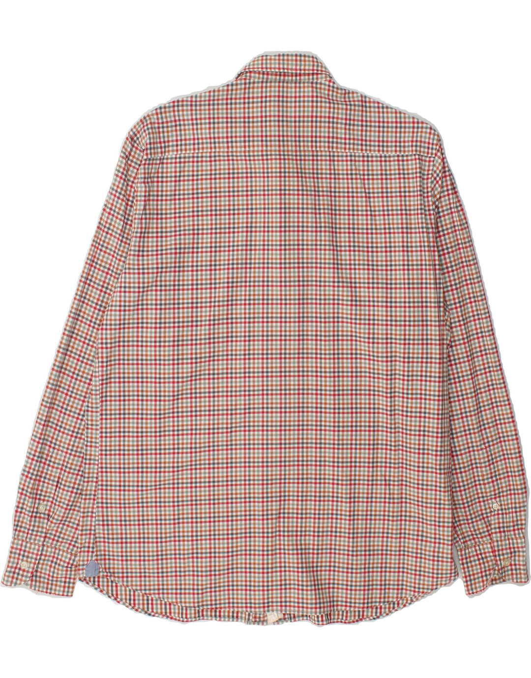 MASSIMO DUTTI Mens Shirt XL Multicoloured Check Cotton Vintage Massimo Dutti and Second-Hand Massimo Dutti from Messina Hembry 