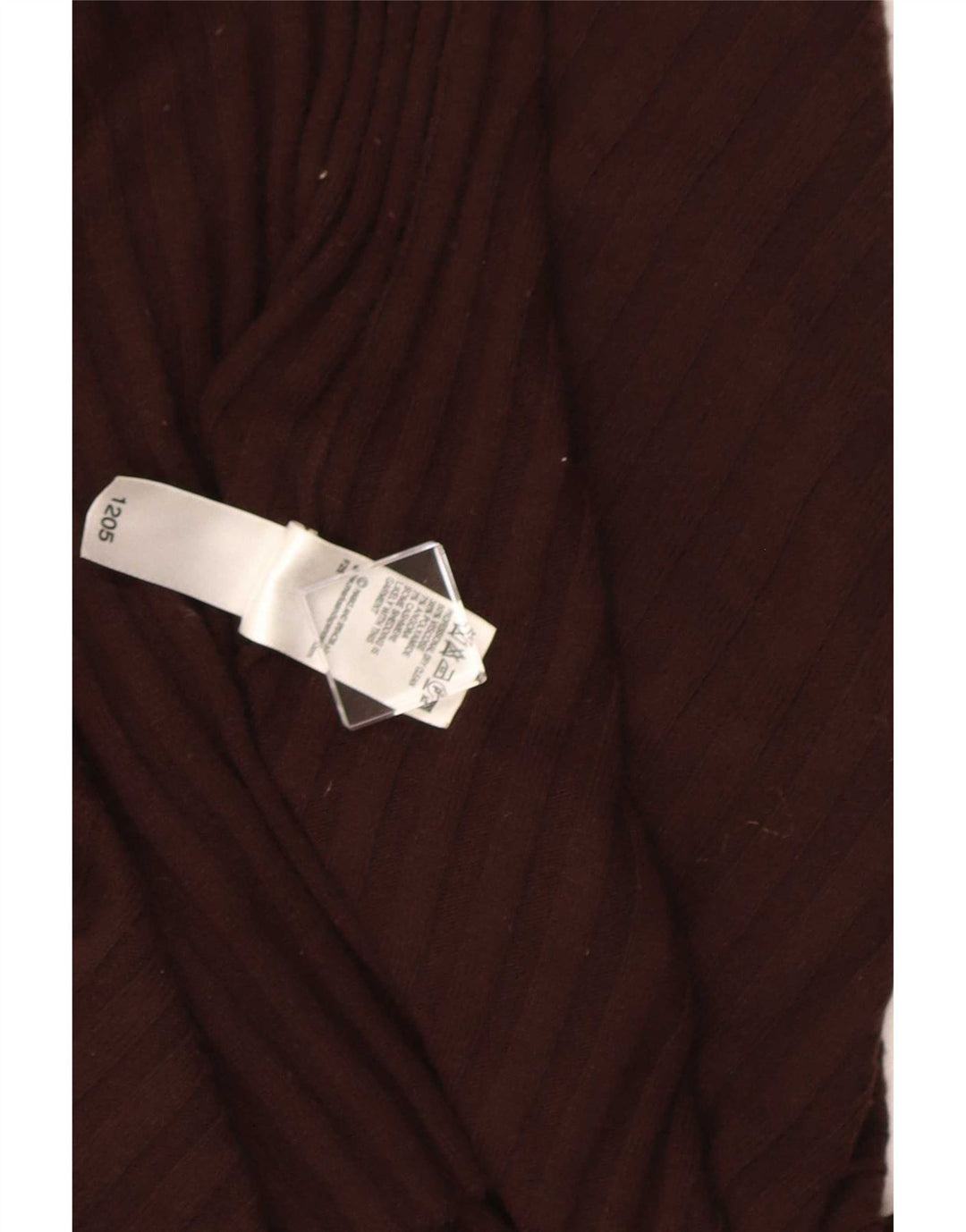 Marks & Spencer Damen Asymmetrischer Cardigan-Pullover UK 8/10 Small Braun