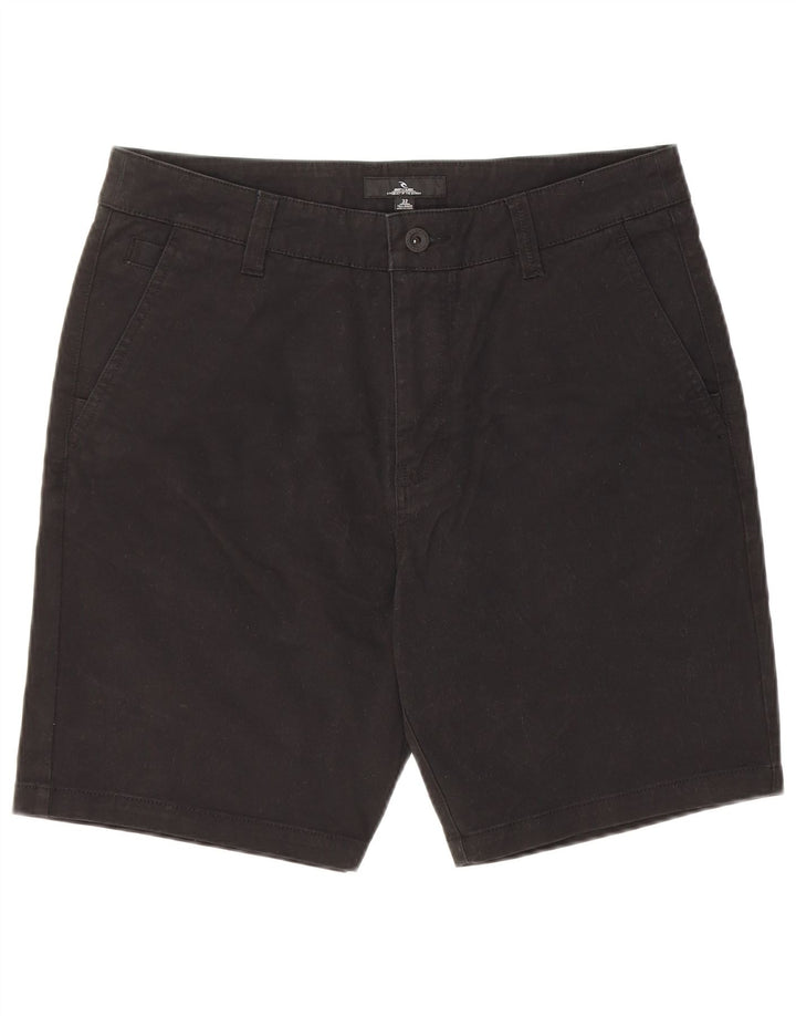 Rip Curl Maßgeschneiderte Herren-Chinoshorts W32 Mittelschwarze Baumwolle
