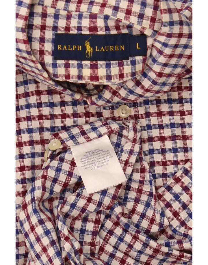 Polo Ralph Lauren Herrenhemd, groß, mehrfarbig, kariert, Baumwolle