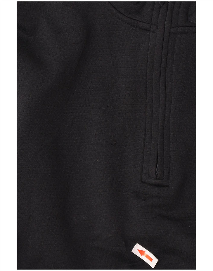 Loses Herren-Sweatshirt mit Reißverschluss von Under Armour, Größe L, Schwarz, Farbblock