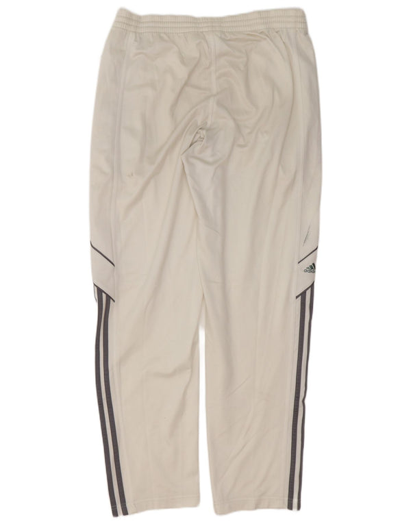 Adidas Herren-Trainingshose, mittelweißes Polyester