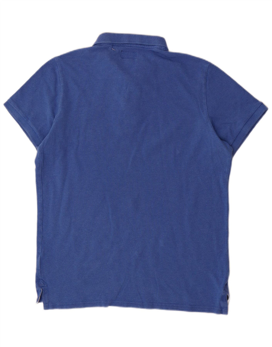 Superdry Herren-Poloshirt XL aus blauer Baumwolle