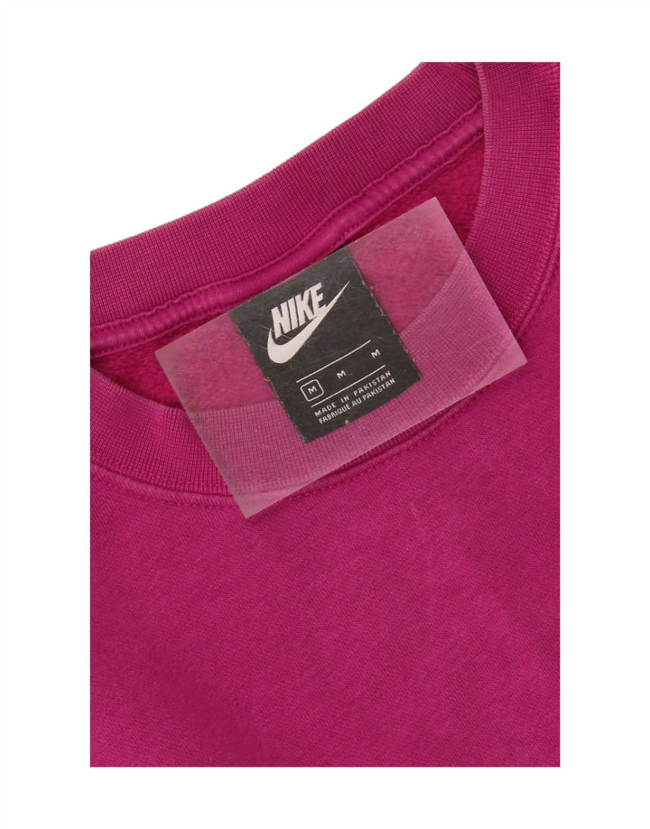 NIKE Womens Oversized Sweatshirt Jumper UK 14 Medium Purple Cotton Vintage Nike and Second-Hand Nike from Messina Hembry 
