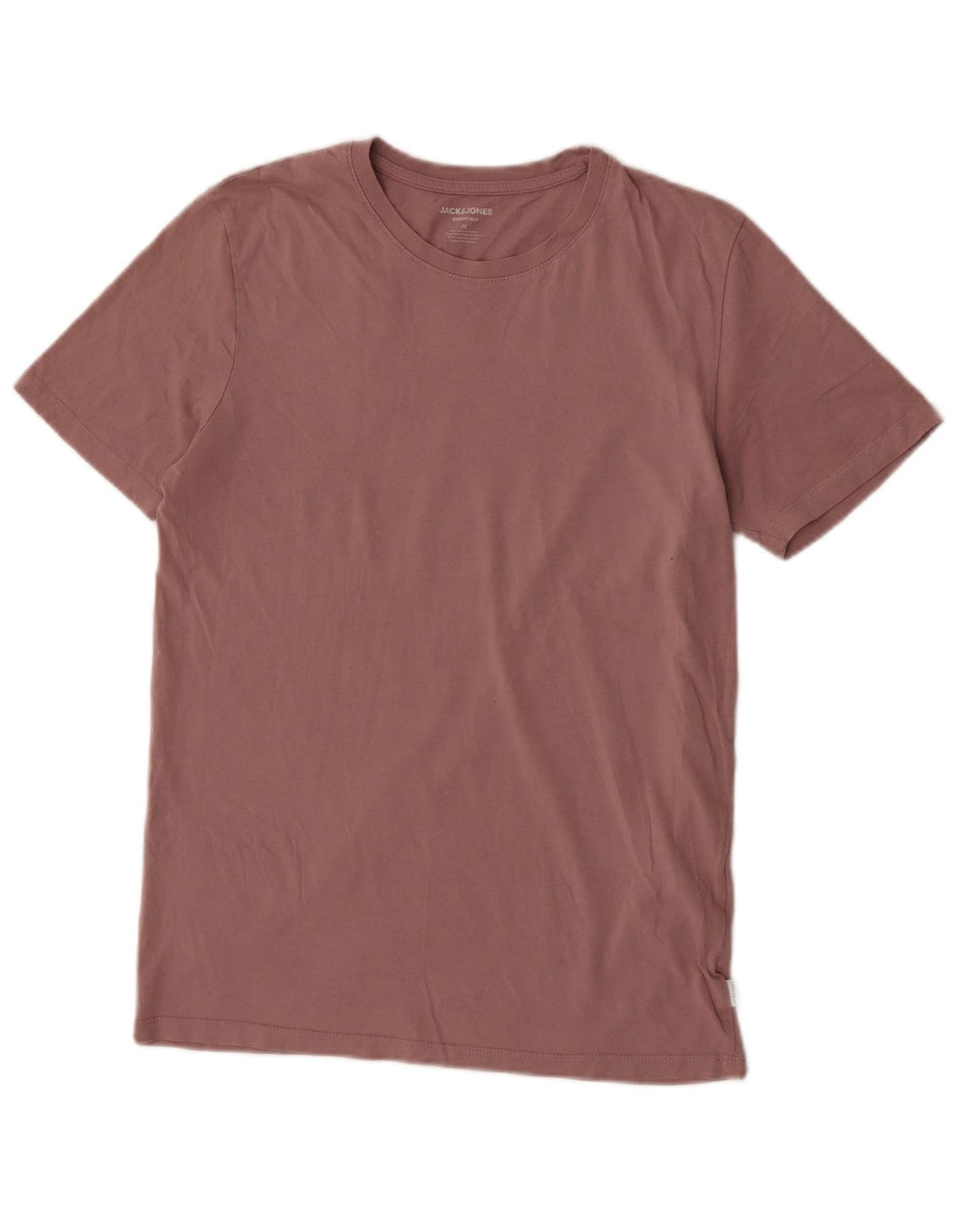 Jack & Jones Herren T-Shirt-Oberteil aus mittelrosa Baumwolle