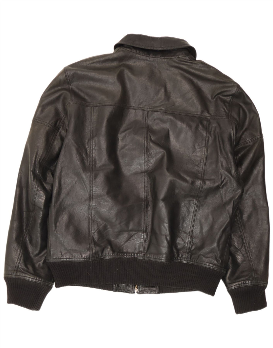 Conbipel Herren Lederjacke IT 56 2XL Schwarzes Leder