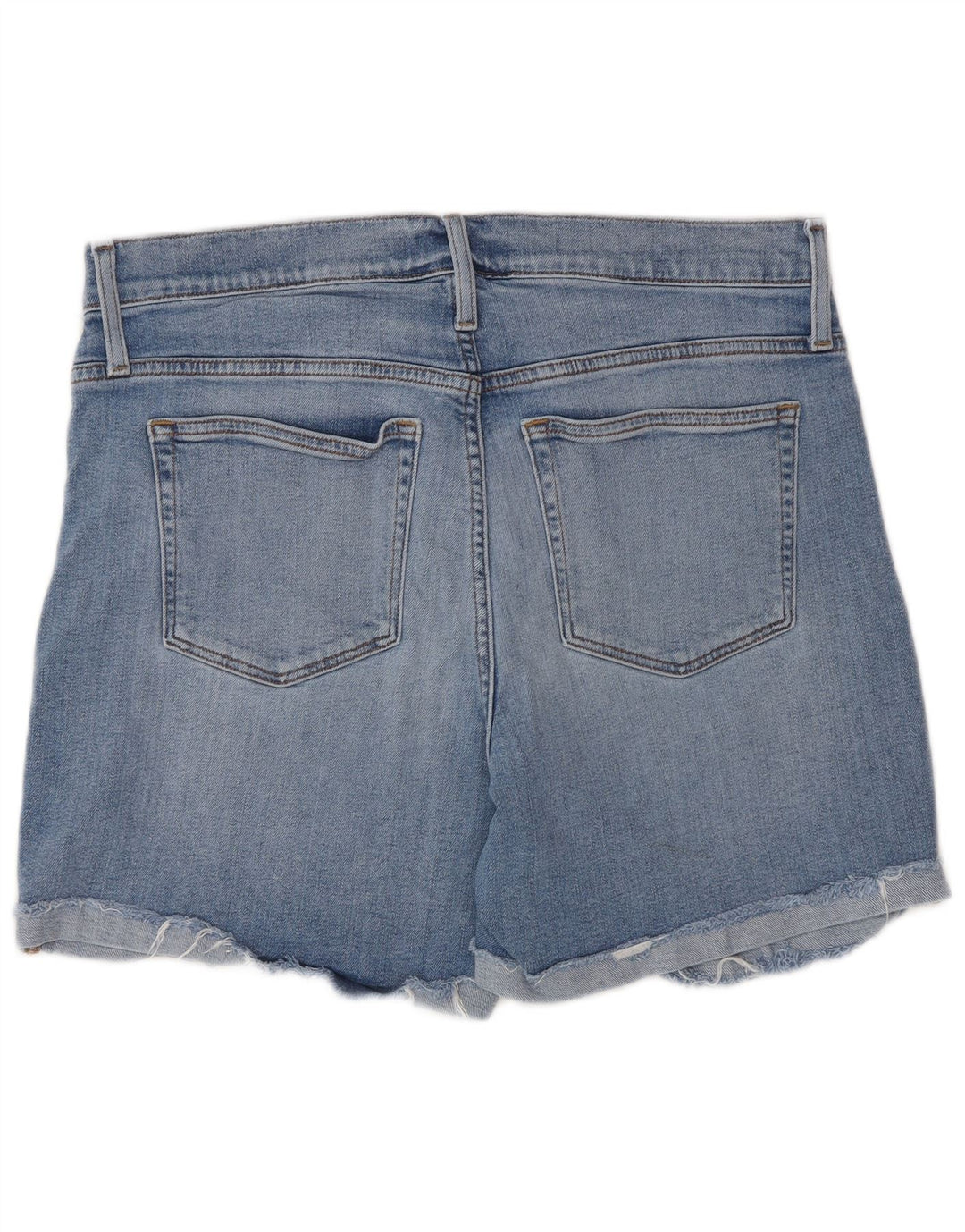 J. Crew Damen Jeansshorts W32 Large Blau