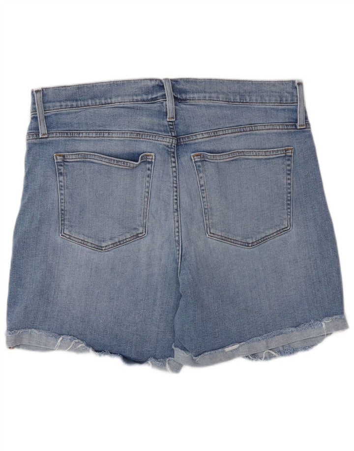 J. Crew Damen Jeansshorts W32 Large Blau