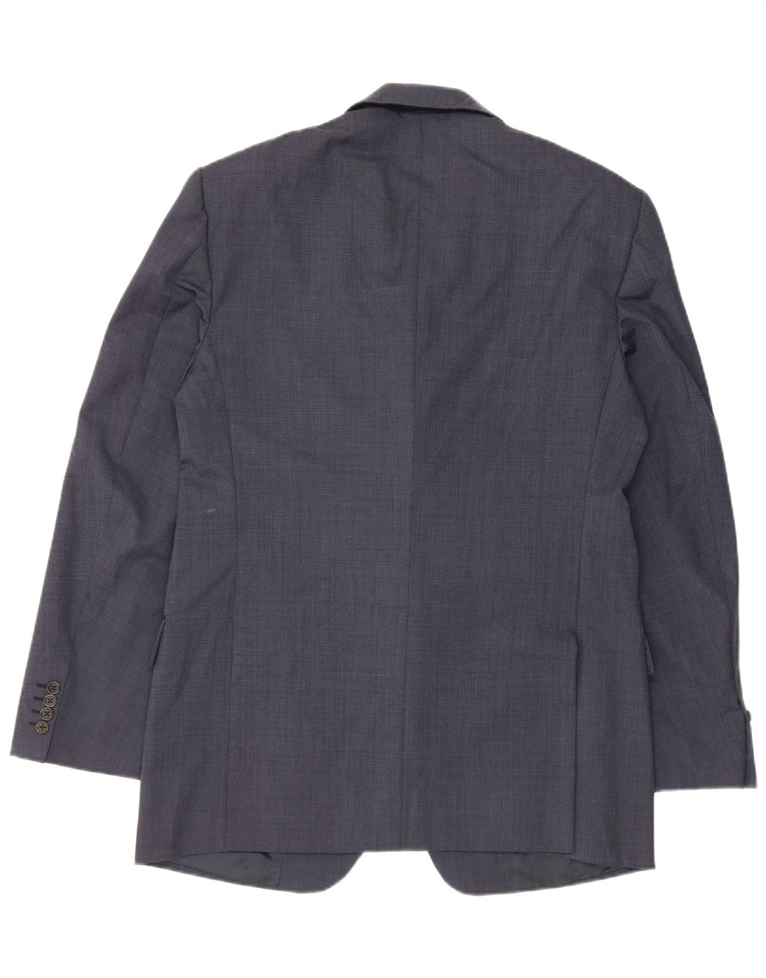 Burberry Herren-Blazer mit 3 Knöpfen, IT 54, große marineblaue Wolle
