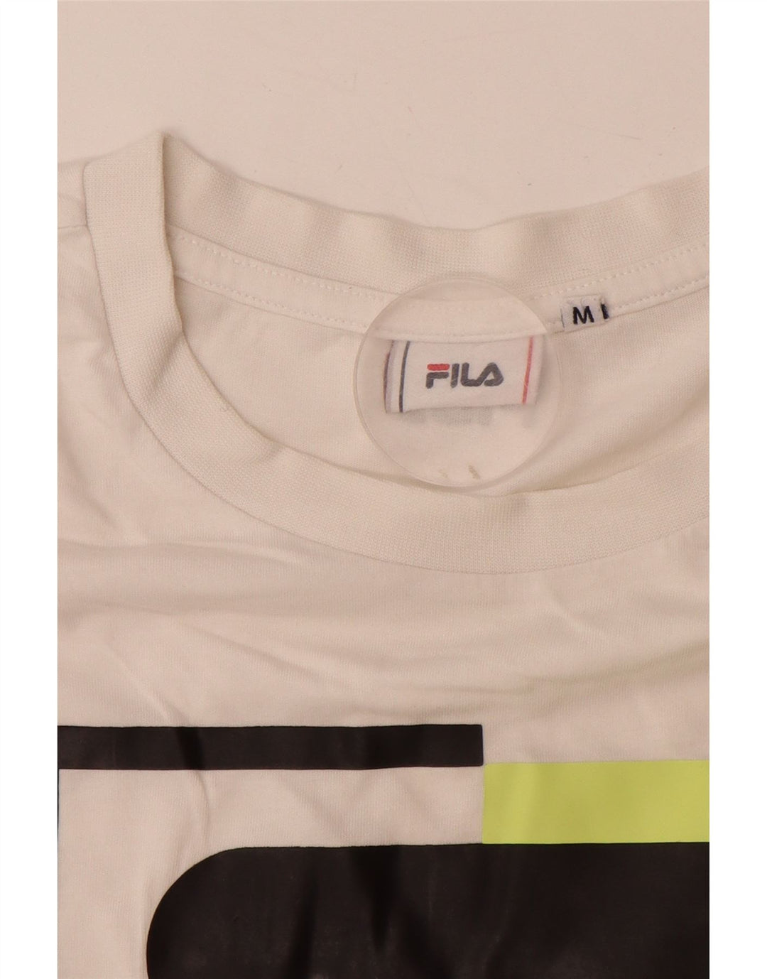 Fila Herren-T-Shirt mit Grafik, mittelweiße Baumwolle