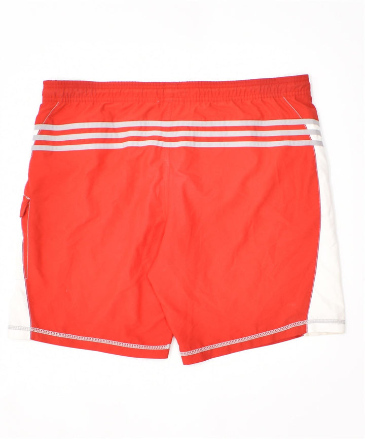 ADIDAS Herren Badeshorts mit Grafik, Mittelrotes Polyester