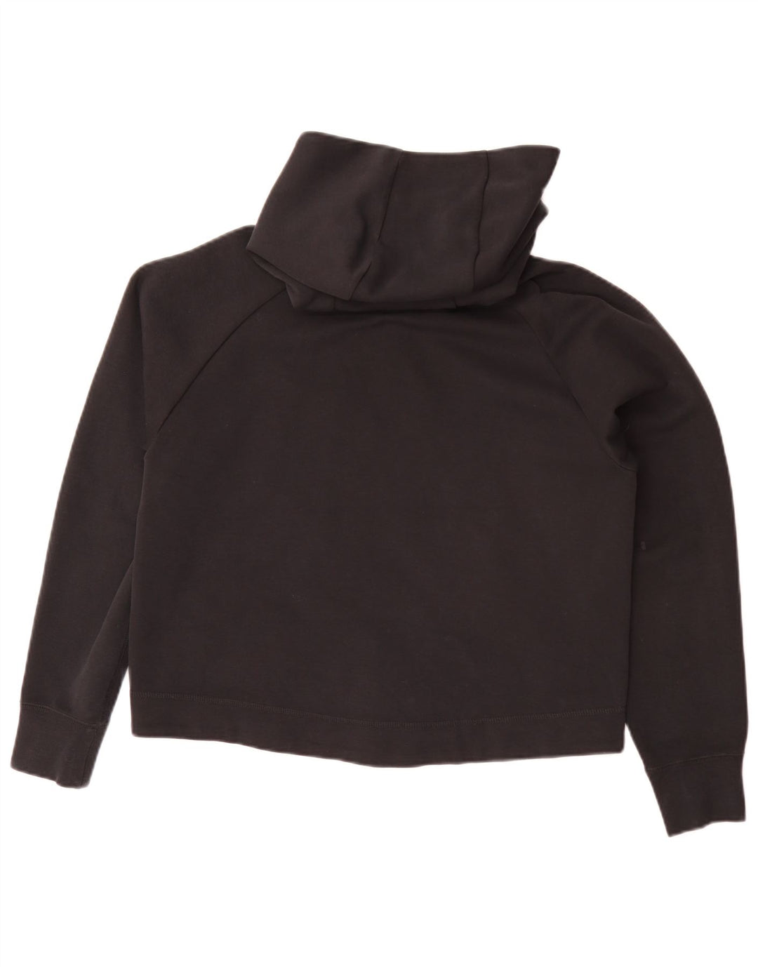 Nike Damen-Pullover mit übergroßem Reißverschluss und Kapuze, Gr. 10, Größe S, Schwarz