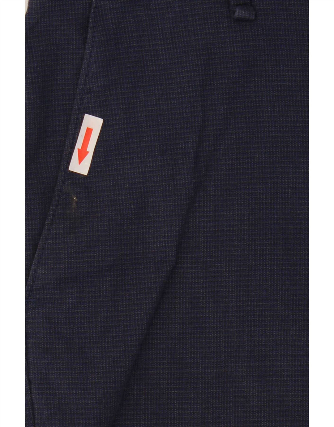 Calvin Klein Herren Chinoshorts W36 Large Marineblau kariert