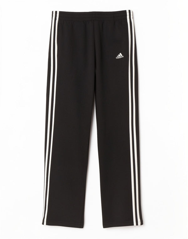 Adidas Trainingshose für Jungen, 9–10 Jahre, schwarzes Polyester
