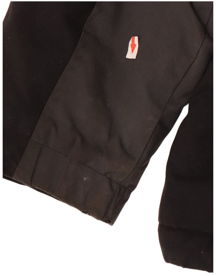 Nike Herren-Regenjacke UK 39/41 Mittelschwarzes Colourblock-Polyester