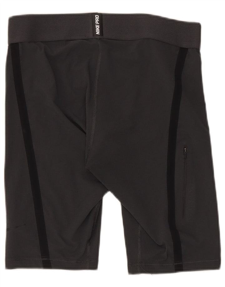 Nike Herren-Sportshorts, großes graues Polyester