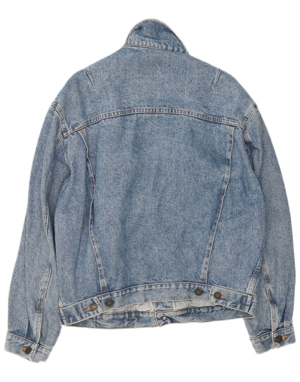 Wampum Herren Jeansjacke UK 36 Small Blau Baumwolle