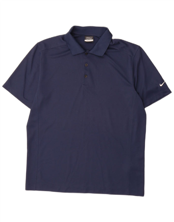 Nike Herren Dri Fit Poloshirt, groß, Marineblau, Polyester