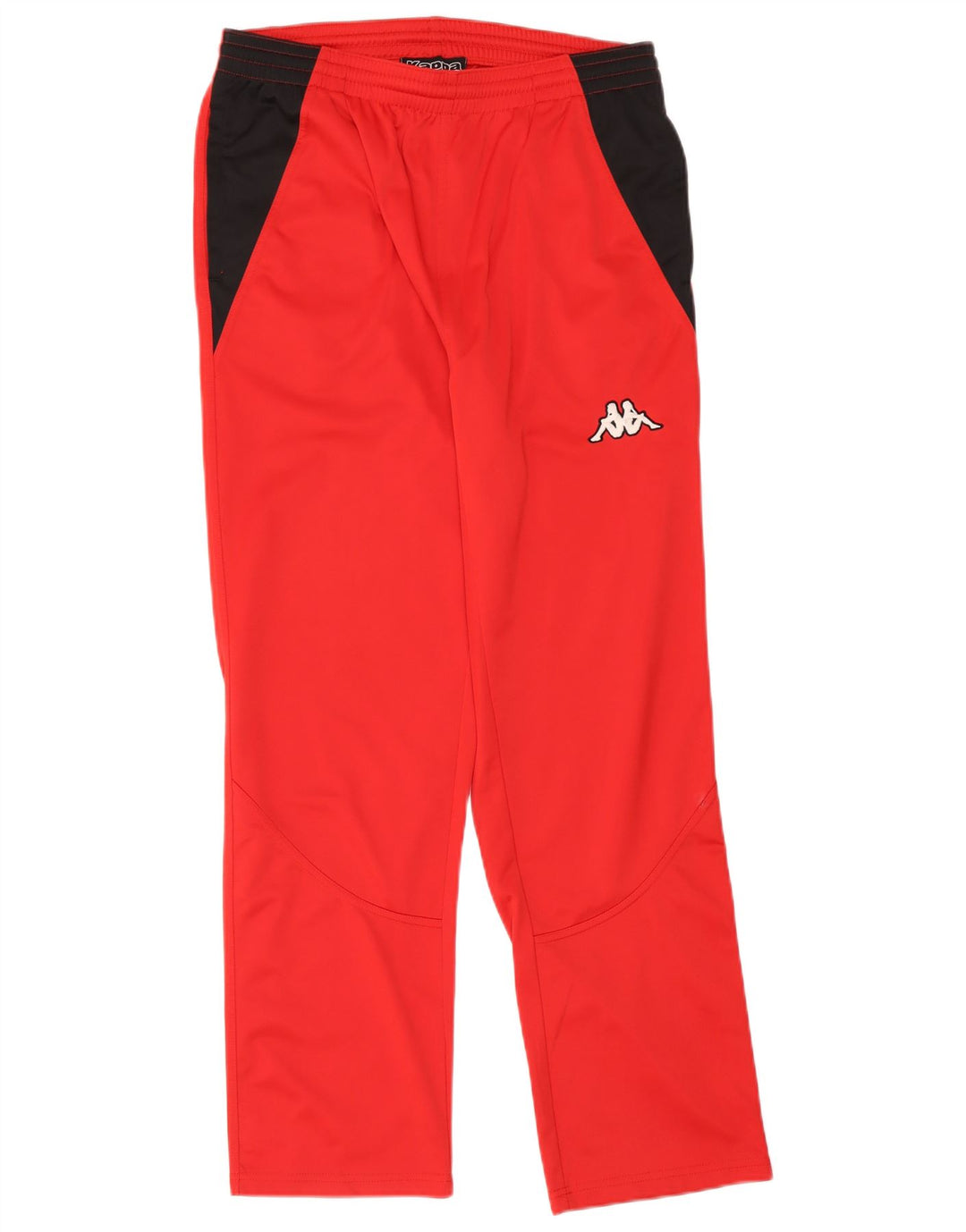 Kappa Herren-Trainingshose, groß, rotes Farbblock-Polyester