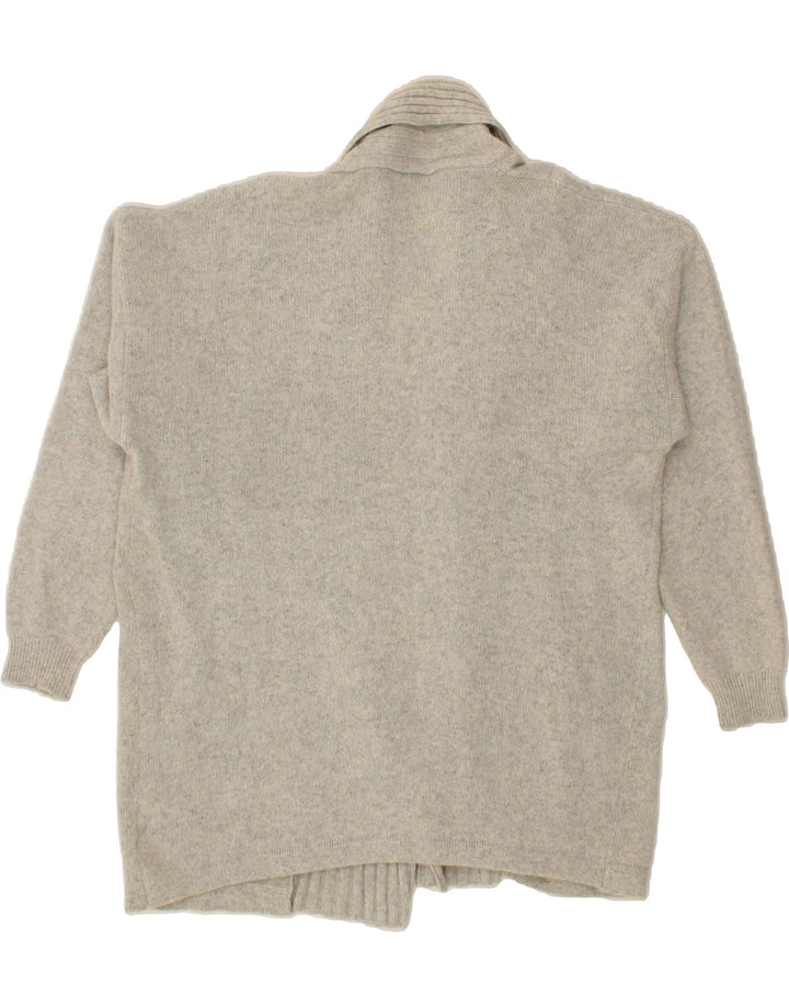 SARA GLENZER Womens Open Cardigan Sweater UK 14 Medium Grey Wool Vintage Sara Glenzer and Second-Hand Sara Glenzer from Messina Hembry 