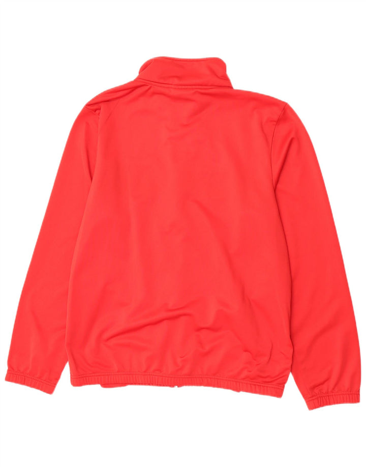 Fila Herren-Trainingsanzug-Oberjacke, Mittelrot, Farbblock