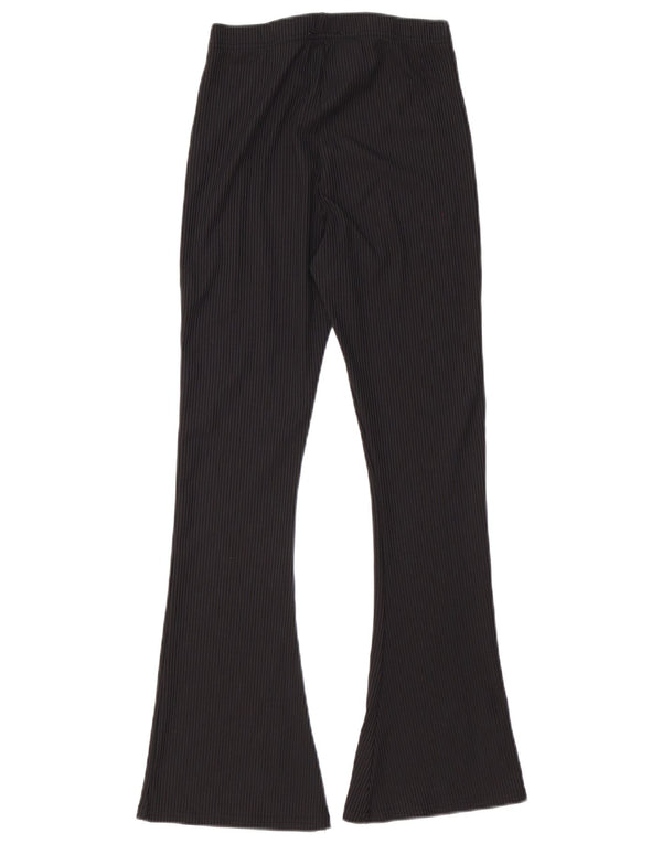 Topshop Damen Petite Flare Freizeithose UK 10 Small W26 L28 Schwarz