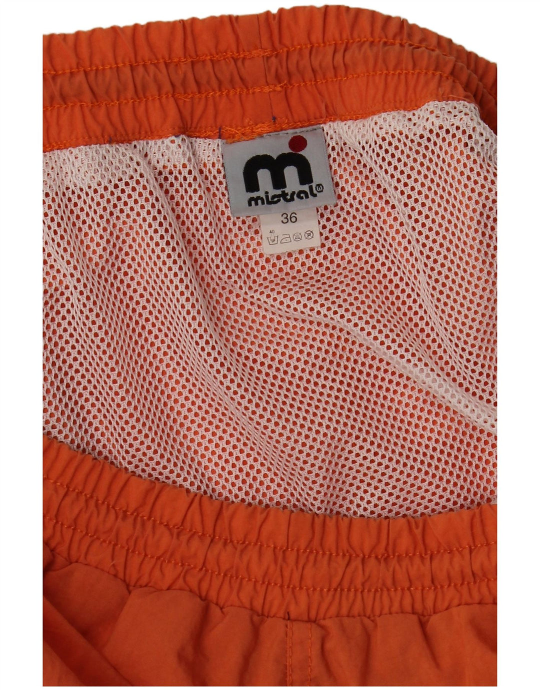 Mistral Herren-Badeshorts, groß, orangefarbenes Polyamid