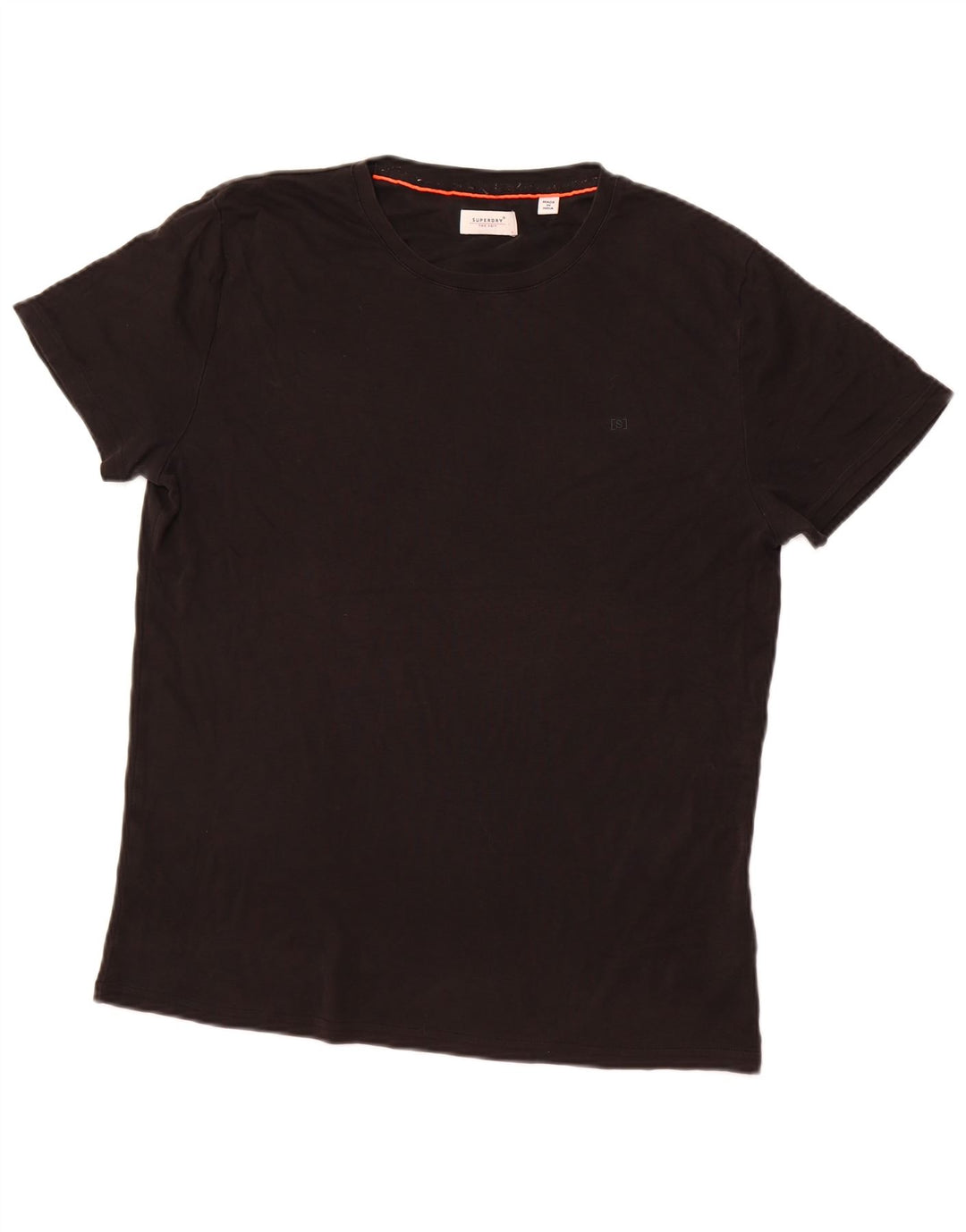 Superdry Herren T-Shirt Top Large Schwarz Baumwolle