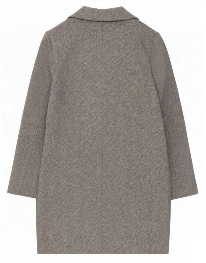 Zweireihiger Damenmantel von Zara, Gr. 10, Größe S, Grau, Polyester