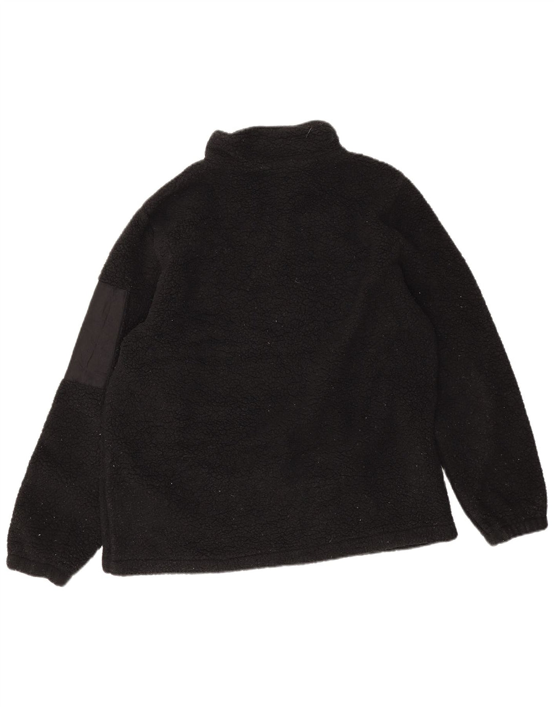 Fila Damen-Fleecepullover mit Reißverschluss am Hals, UK 14, mittelschwarz, Polyester
