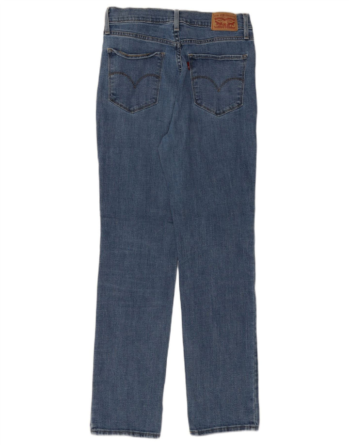 LEVI'S Damen 724 High Rise Straight Jeans W29 L30 Blaue Baumwolle