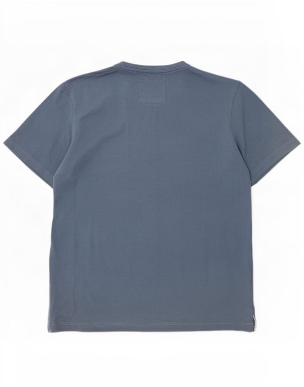 Crew Clothing Herren T-Shirt Top Large Blau Baumwolle