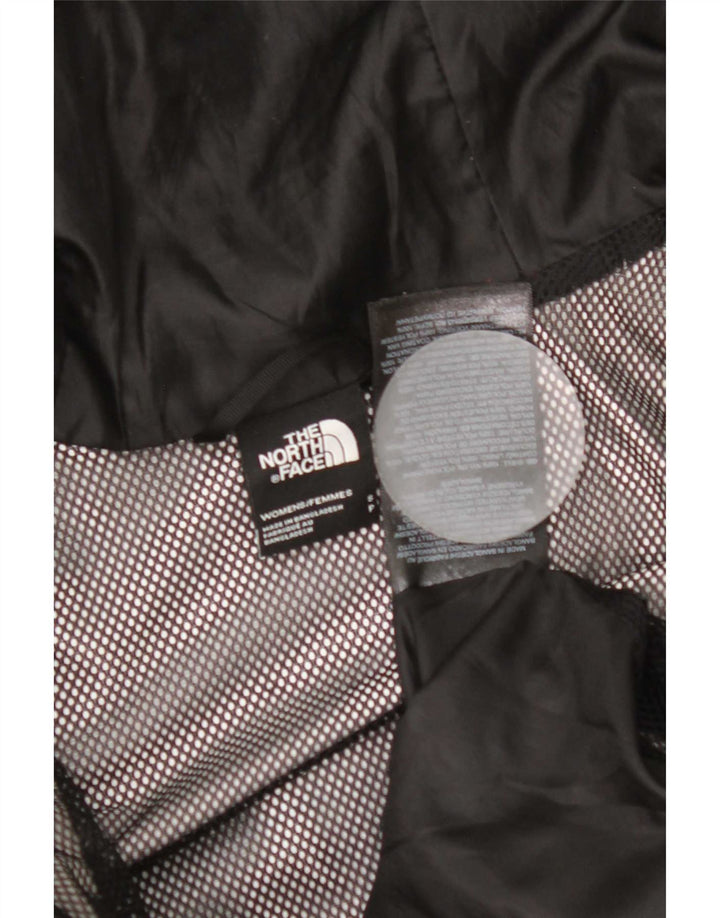 The North Face Damen-Regenjacke mit Kapuze, UK 10, Größe S, schwarzes Nylon