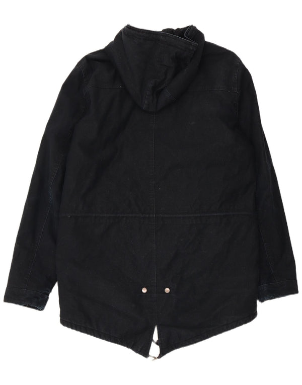 Carhartt Herren-Parka mit Kapuze, UK 40, Größe L, marineblaues Nylon