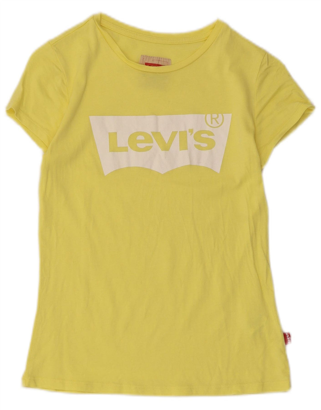 Levi's Jungen-T-Shirt mit Grafik, 13–14 Jahre, gelbes Modal