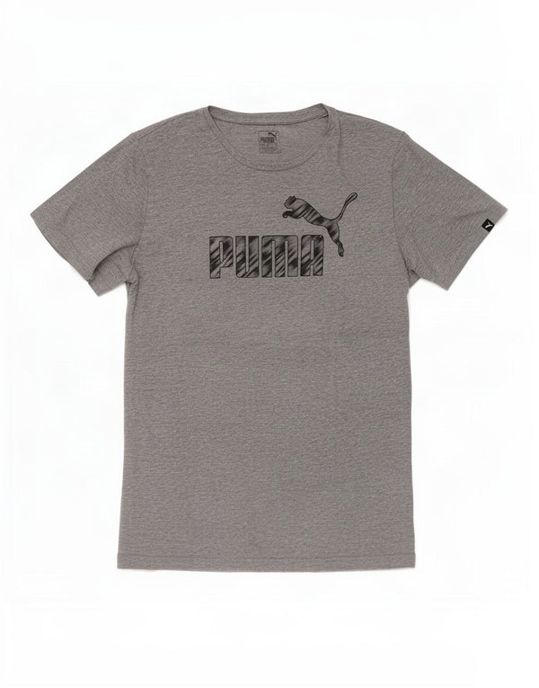 Puma Jungen Graphic T-Shirt Top 13-14 Jahre XL Grau meliert