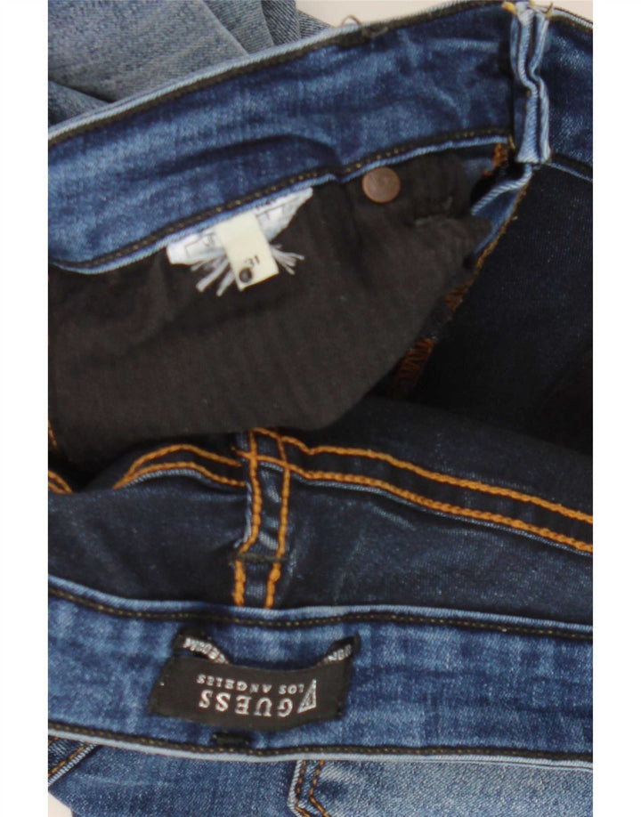 Guess Damen Starlet Skinny Jeans W31 L32 Blau