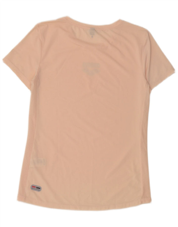 Arena Damen T-Shirt Top UK 14 Large Rosa Polyester