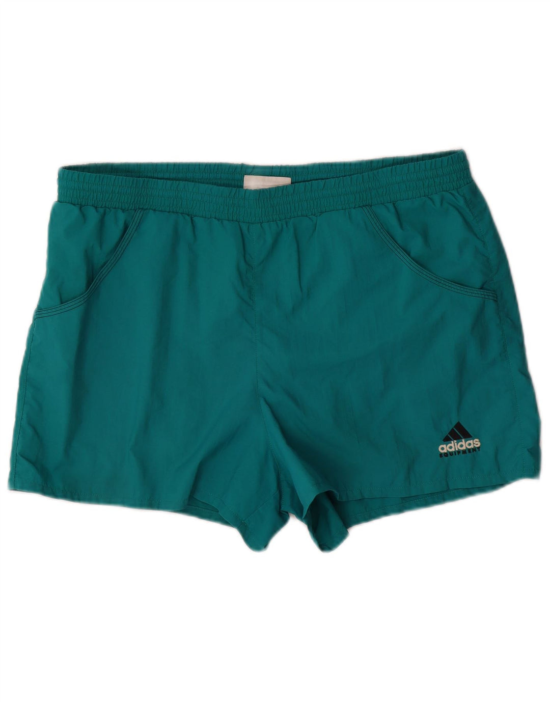 Adidas Damen Sportshorts EU 44 Large Grün Polyamid